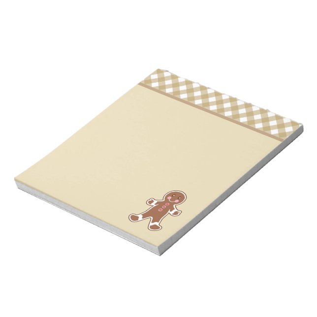 Bloc De Notas Gingerbread Boy Notepad (Lado Izquierdo)