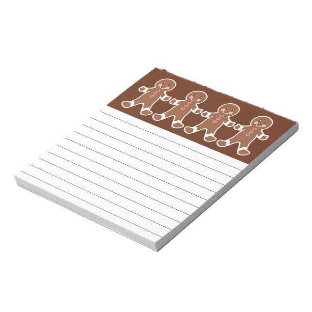 Bloc De Notas Gingerbread Boy Notepad (Lado Izquierdo)