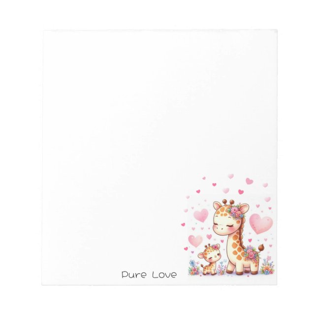 Bloc De Notas Giraffe Notas  (Frente)