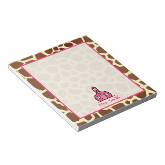 Bloc De Notas Giraffe Teacher Notepad