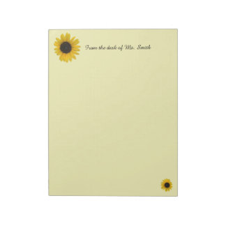 Bloc De Notas Girasol personalizado