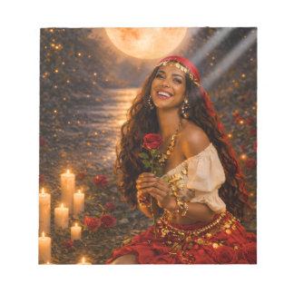 Bloc De Notas gitana roja