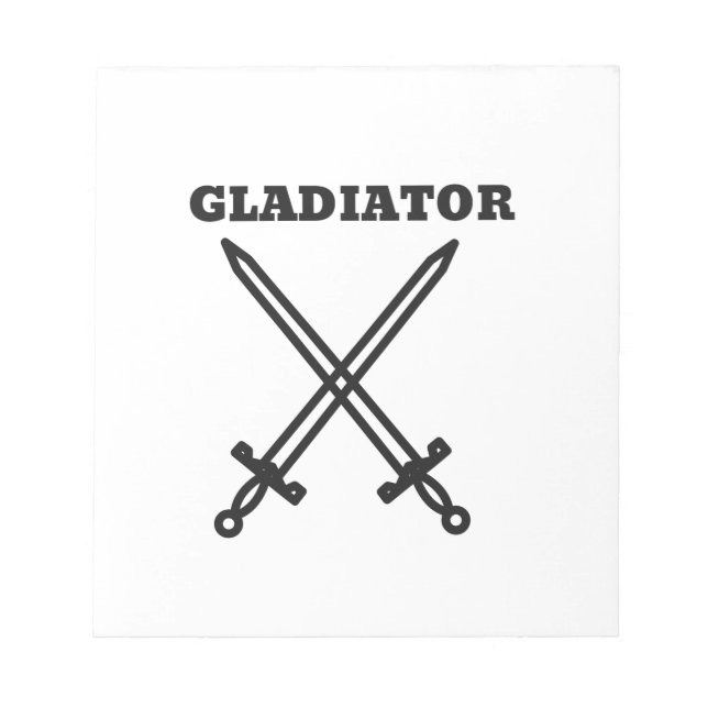 Bloc De Notas Gladiador (Frente)