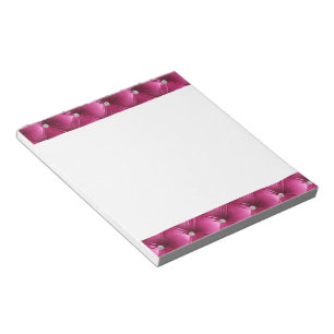 Bloc De Notas Glam Girly Pink Faux Velvet de lujo