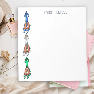 Bloc De Notas Glam Personalizado Stiletto Heels Notepad