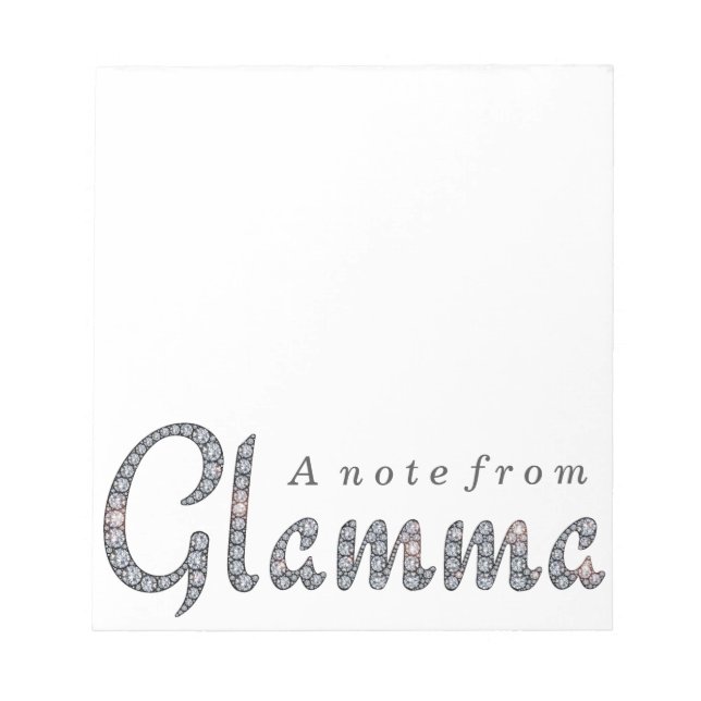 bloc de notas glamma bling (Frente)