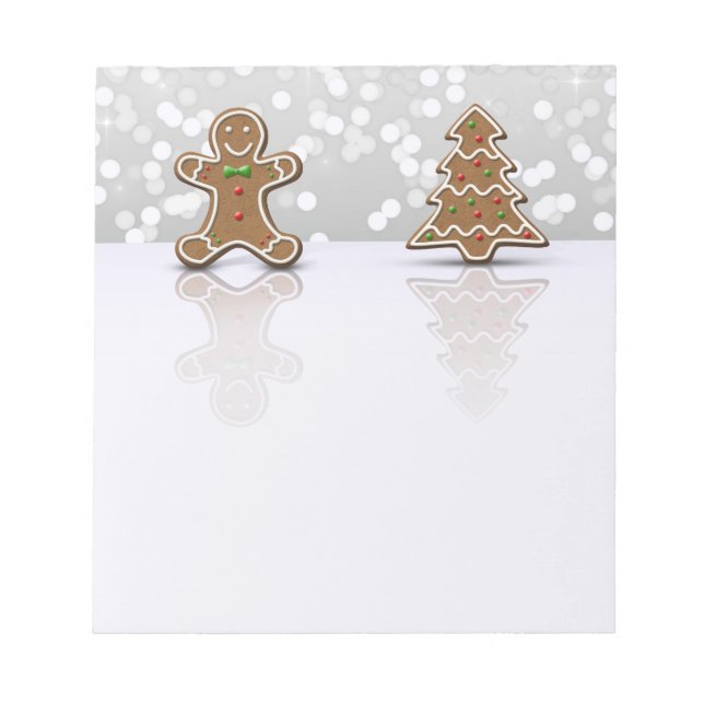 Bloc De Notas Glamour Gingerbread Man and Tree - Notepad (Frente)