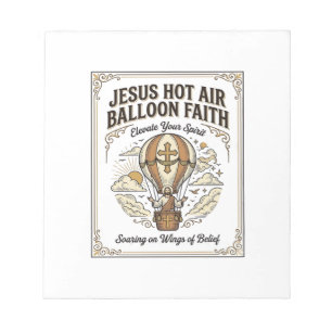 Bloc De Notas Globo aerostático de Jesús Fe Jesús Globo aerostát