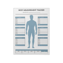 Bloc De Notas Goal Body Measurements Tracker Weight Loss Fitness
