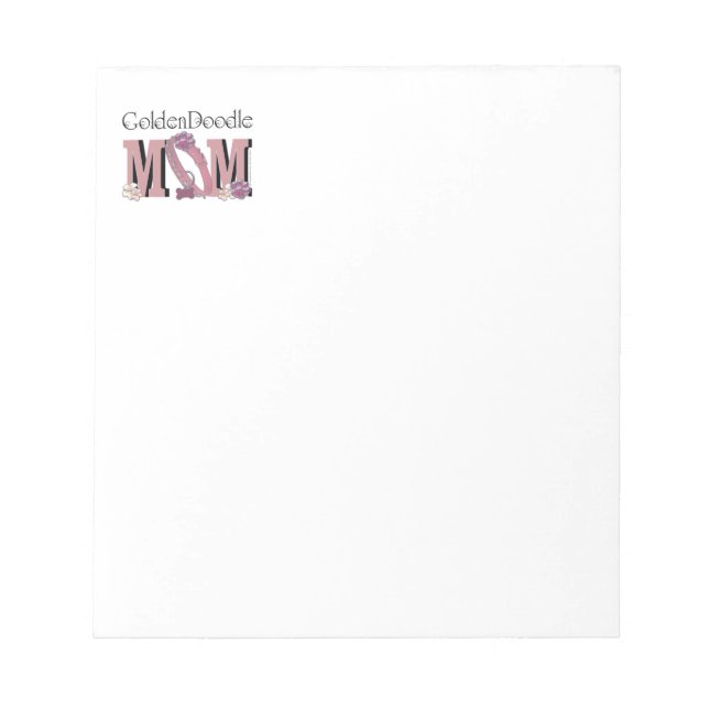 Bloc De Notas Golden Doodle MOM (Frente)