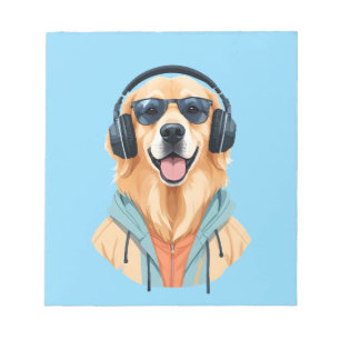 Bloc De Notas Golden Retriever con Hoodie Funny Guay Animal