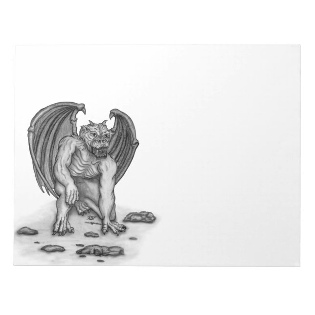 Bloc De Notas Golem Gargoyle (Frente)