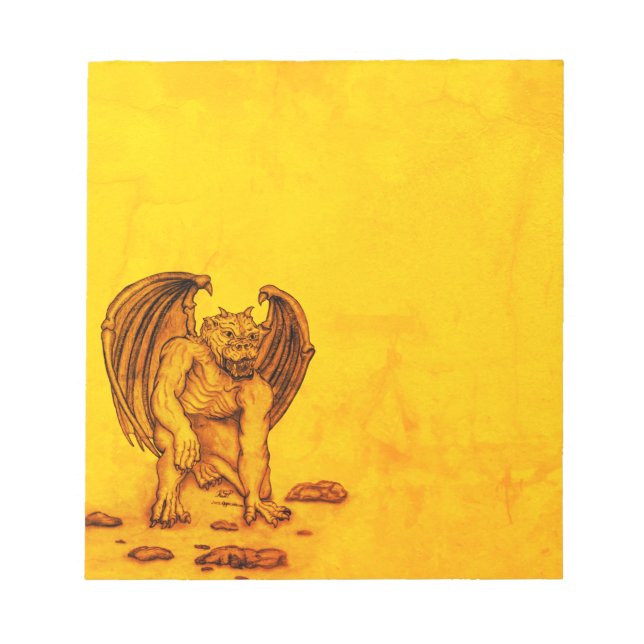 Bloc De Notas Golem Gargoyle (Frente)