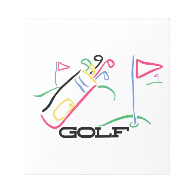 Bloc De Notas Golf (Frente)