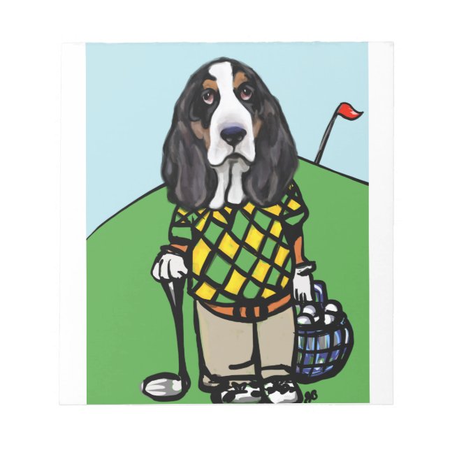 BLOC DE NOTAS GOLF HOUND (Frente)