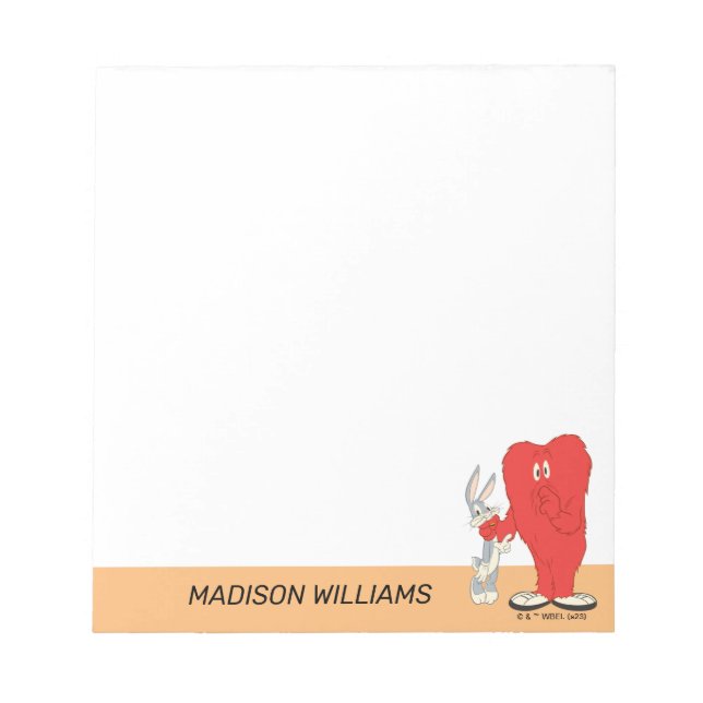 Bloc De Notas Gossamer Holding BUNNY™ (Frente)