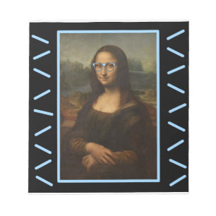 Bloc De Notas Graciosa Mona Lisa nerd glass