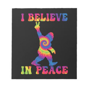 Bloc De Notas Gracioso pie de playa que creo en la paz