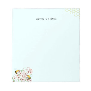 Bloc De Notas Gradiente de abejas de cute Bee