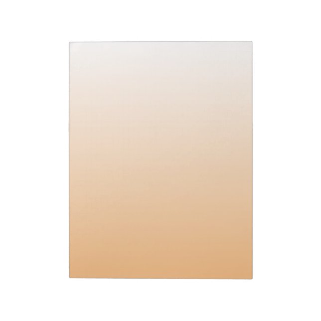 Bloc De Notas Gradiente Naranja y Blanco (Lado Izquierdo)