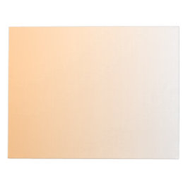 Bloc De Notas Gradiente Naranja y Blanco
