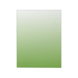 Bloc De Notas Gradiente Verde y Blanco