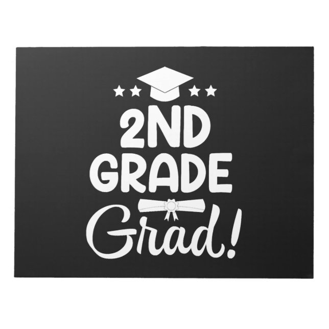 Bloc De Notas Grado de Graduación de la Escuela Primaria Shirt (Frente)