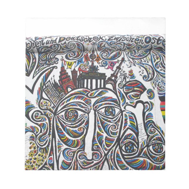 Bloc De Notas Graffiti del Muro de Berlín Oriental (Frente)