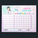 Bloc De Notas Gráfica de recompensas de la tienda personalizada<br><div class="desc">Gráfico de rutina de recompensas personalizado.</div>