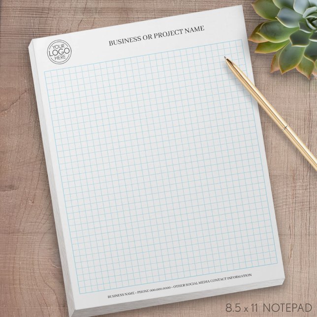 Bloc De Notas Gráfico de ingeniería Almohadilla Calcpad con logo (custom notepad with logo)