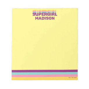 Bloc De Notas Gráfico de selección de color retro superchica