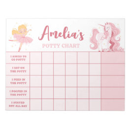 Bloc De Notas Gráfico de tareas personalizadas de la princesa ro