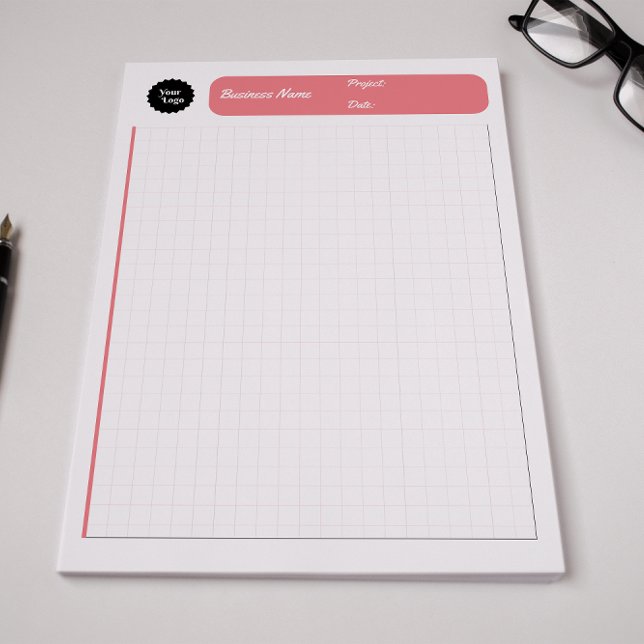Bloc De Notas Gráficos de ingeniería hojas de papel de cuadrícul (Engineering Graph Sheets Grid Paper Pink Notepad)