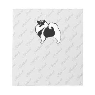 Bloc De Notas Gráficos de Keeshond - Arte de perro original lind