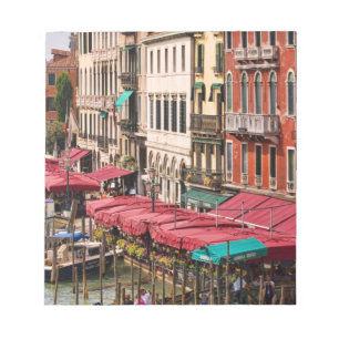 Bloc De Notas Gran Canal de Venecia Italia con góndolas