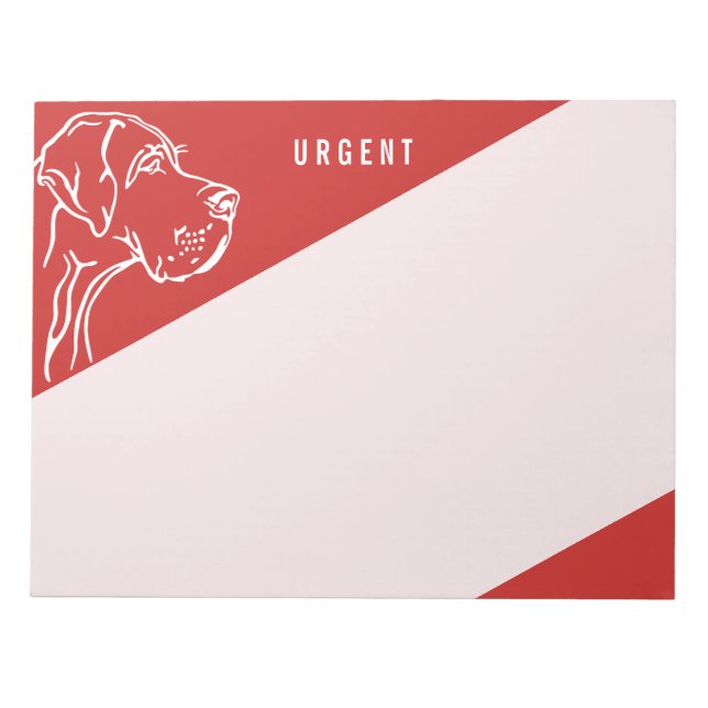 Bloc De Notas Gran danés (Frente)