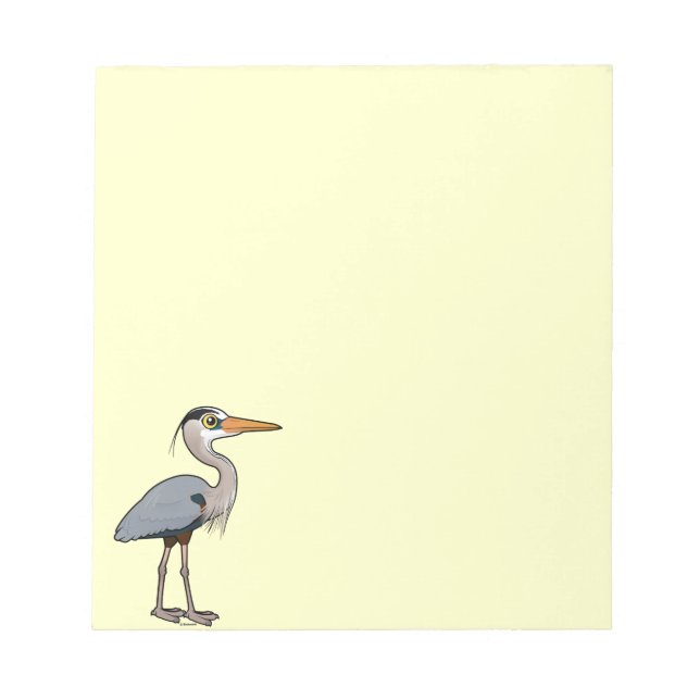 Bloc De Notas Gran garza azul (Frente)