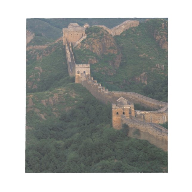 Bloc De Notas Gran Muralla serpenteando a través de las montañas (Frente)