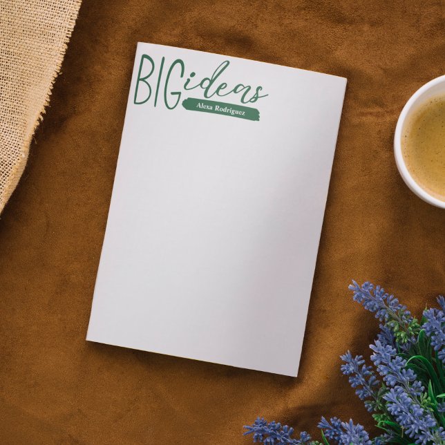 Bloc De Notas Grandes ideas de Evergreen (Subido por el creador)