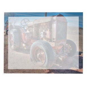 Bloc De Notas Granjas Rusty Antique Tractor