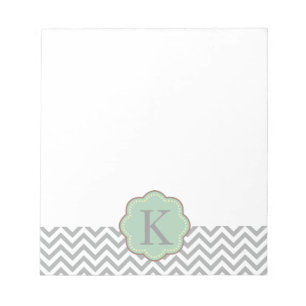 Bloc De Notas Gray Chevron