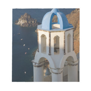 Bloc De Notas Grecia e isla griega de Santorini pueblo de Oia 2