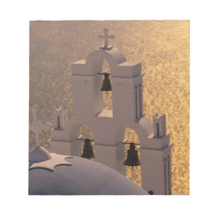 Bloc De Notas Grecia, Islas Cícladas, Santorini, Thira,