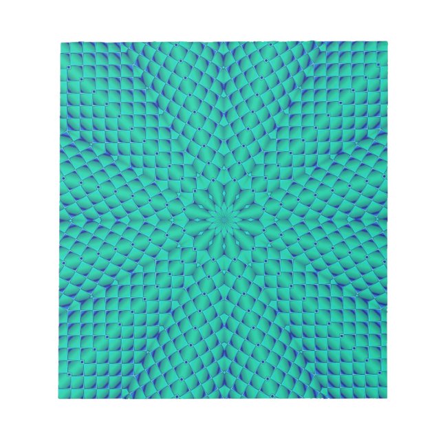 Bloc De Notas Green and Blue Waves (Frente)