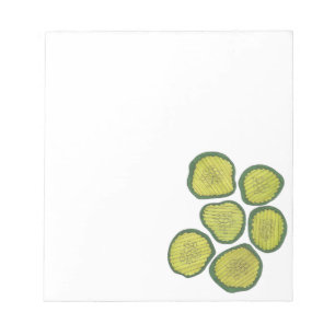 Bloc De Notas Green Dill Pickles Kosher Pickle Chips Foodie Gift