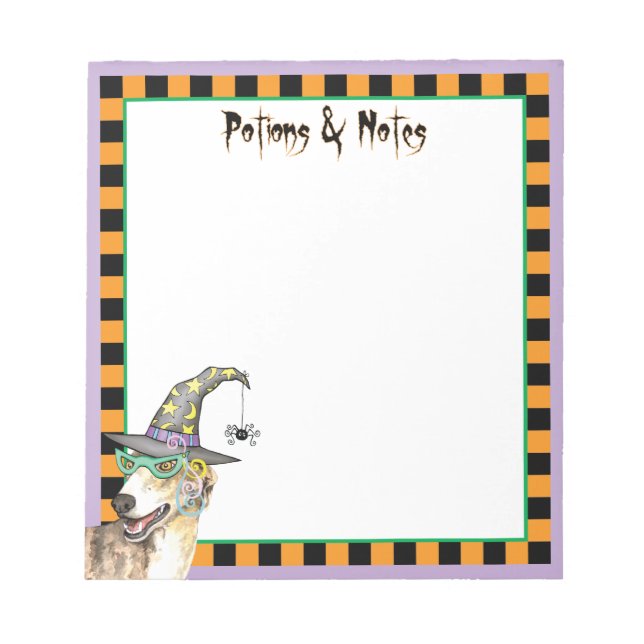 Bloc De Notas Greyhound Witch (Frente)