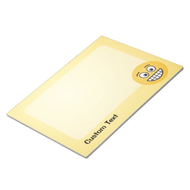 Bloc De Notas Grinning Face with Open Eyes Notepad (Lado Derecho)