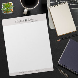 Bloc De Notas Gris Minimalista elegante