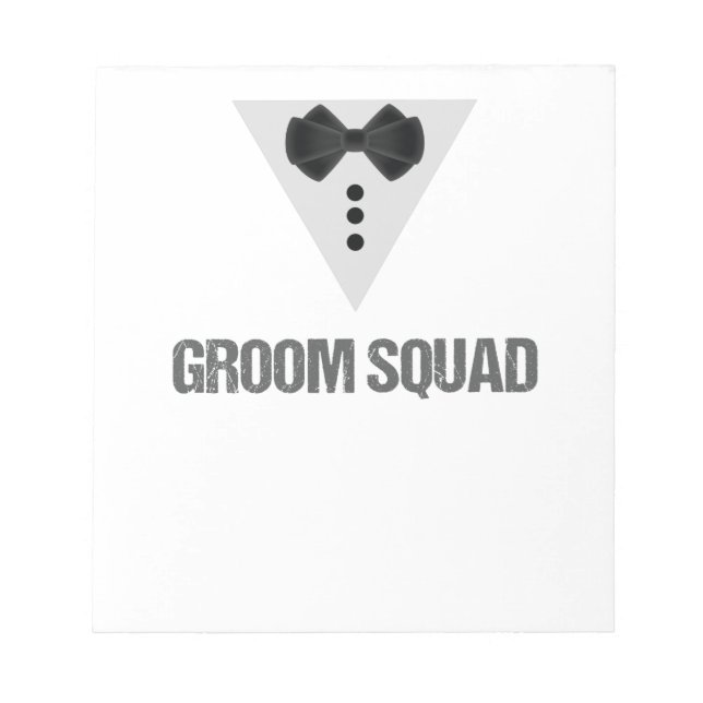 Bloc De Notas Groom Squad (Frente)