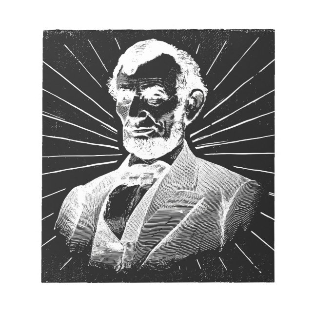 Bloc De Notas grunge abraham lincoln (Frente)